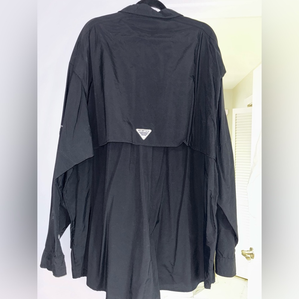 Columbia Black and White Long Sleeve Button down Shirt…Bundle of 2😀 Men’s 4X - Picture 7 of 8
